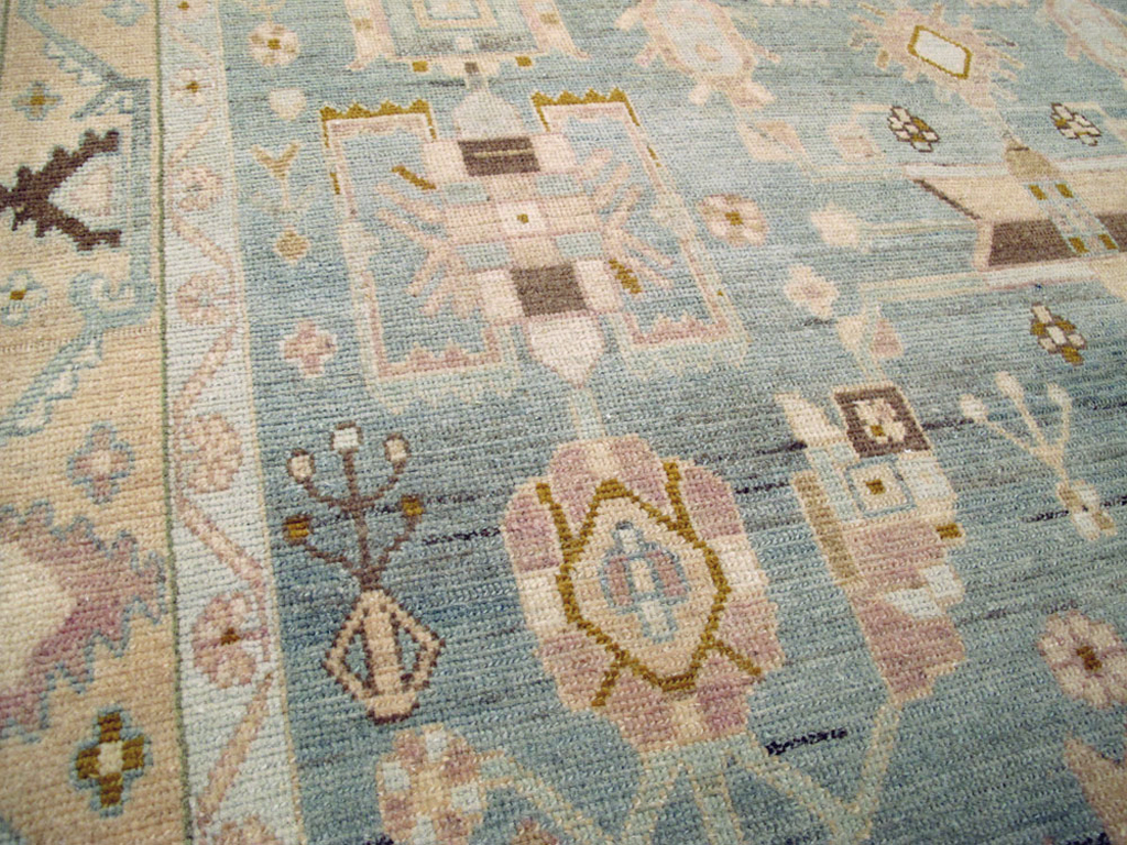 Vintage Persian Malayer Rug, No.26588 - Staging