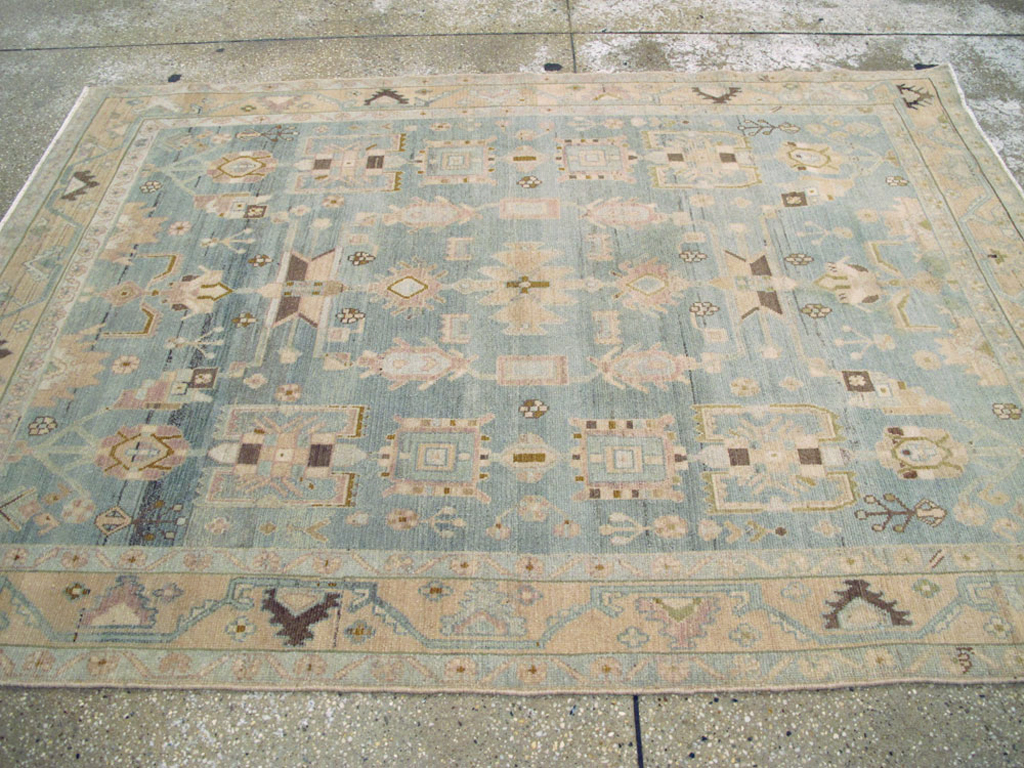 Vintage Persian Malayer Rug, No.26588 - Staging