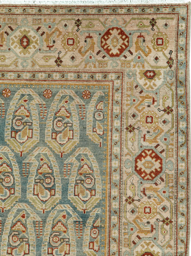 Vintage Persian Malayer Rug, No.26589 - Staging