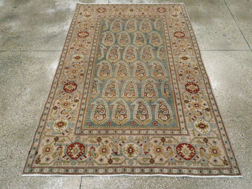 Vintage Persian Malayer Rug, No.26589 - Staging