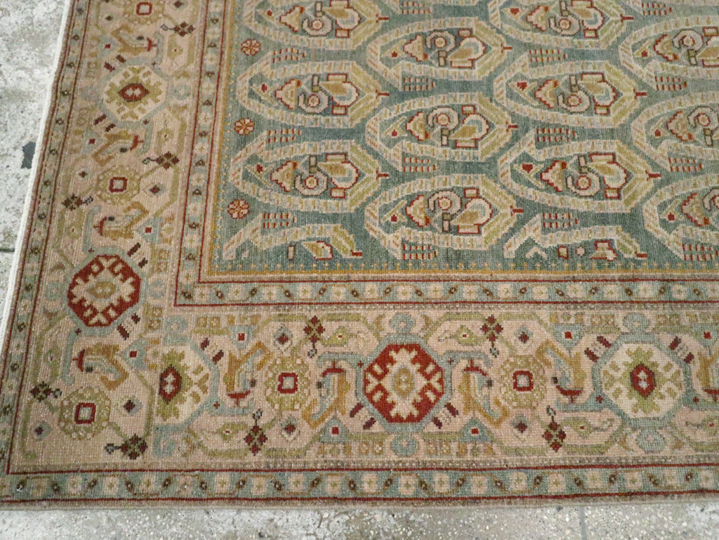Vintage Persian Malayer Rug, No.26589 - Staging