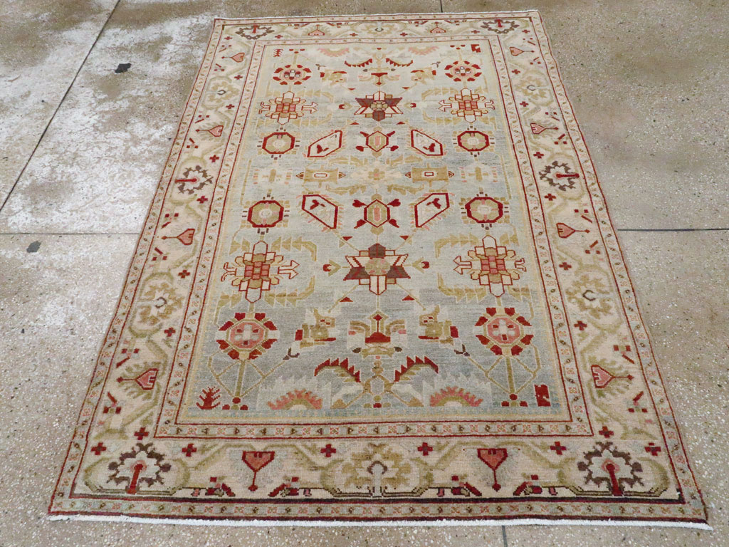 Vintage Persian Malayer Rug, No.26592 - Staging