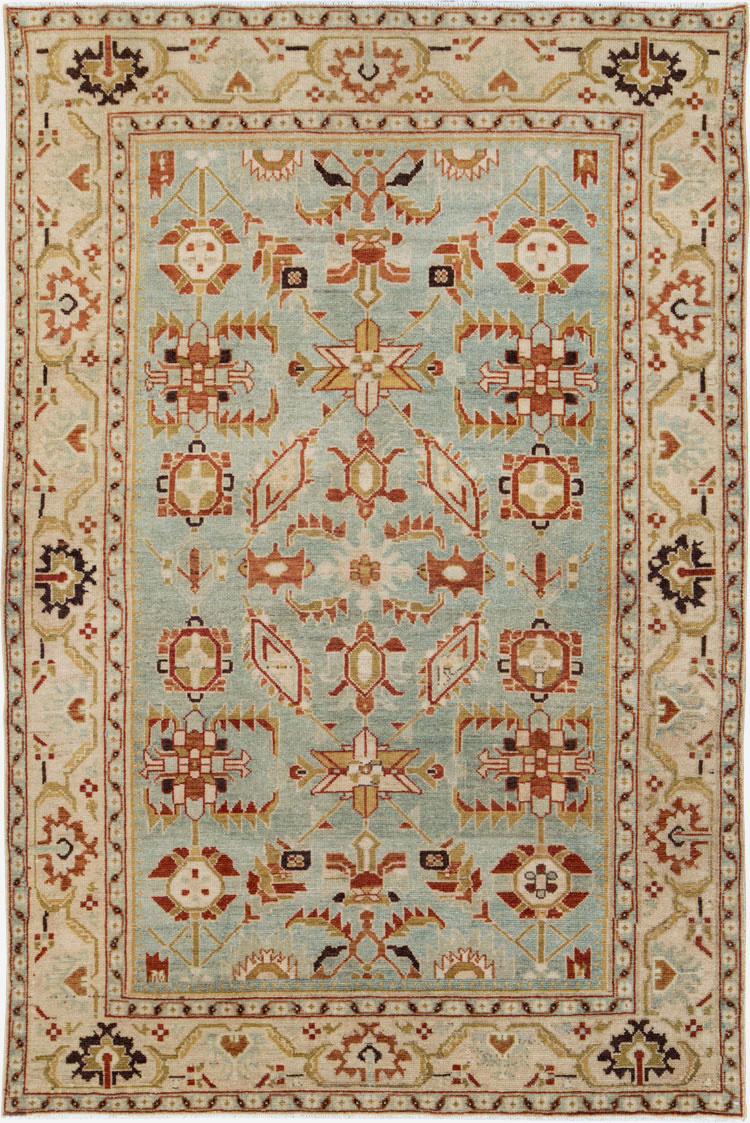 Vintage Persian Malayer Rug, No.26594 - Staging