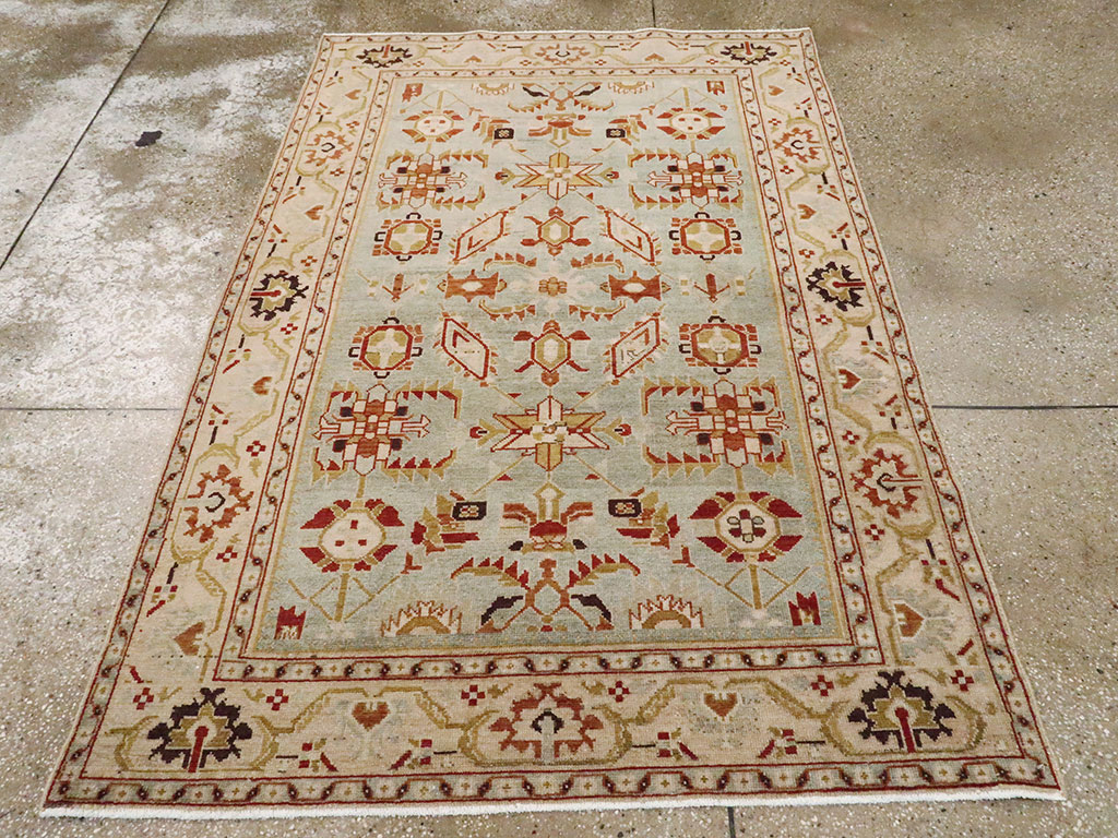 Vintage Persian Malayer Rug, No.26594 - Staging