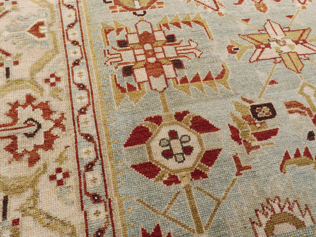 Vintage Persian Malayer Rug, No.26594 - Staging