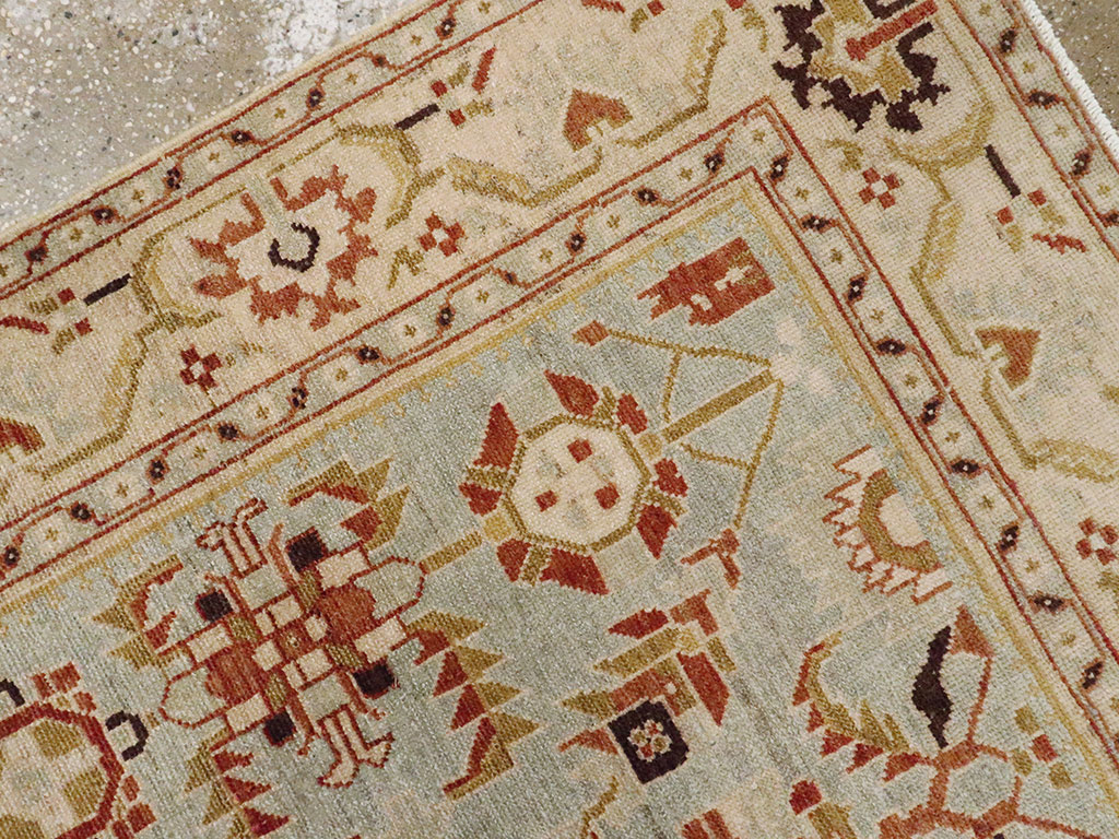 Vintage Persian Malayer Rug, No.26594 - Staging