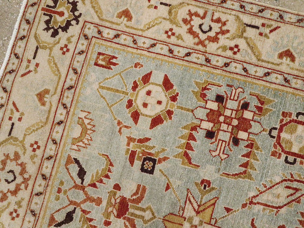 Vintage Persian Malayer Rug, No.26594 - Staging