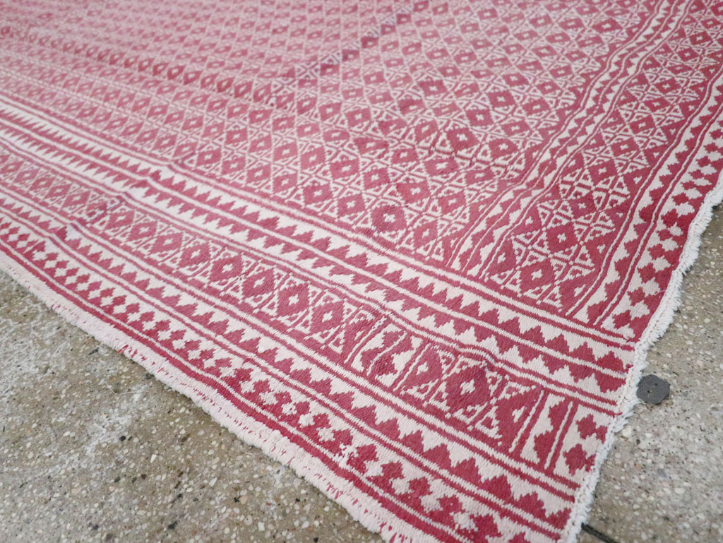 Vintage Persian Reversible Flatweave, No.26598 - Staging