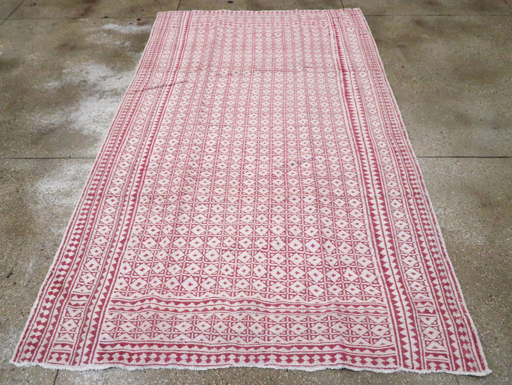 Vintage Persian Reversible Flatweave, No.26598 - Staging