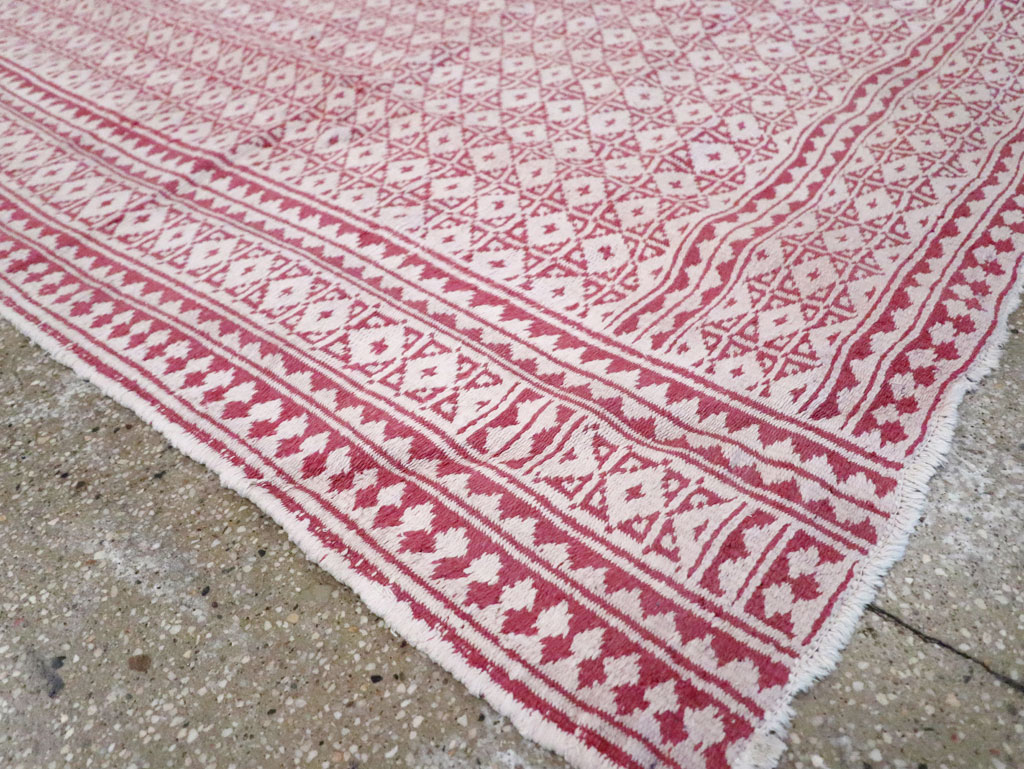 Vintage Persian Reversible Flatweave, No.26598 - Staging