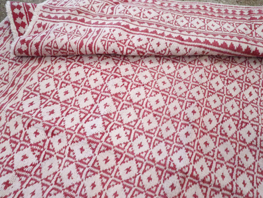 Vintage Persian Reversible Flatweave, No.26598 - Staging