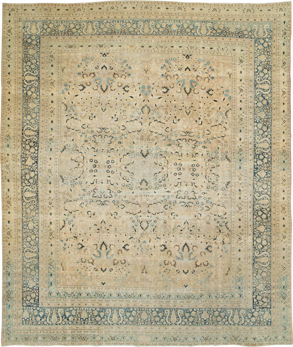 Antique Persian Mashad Carpet, No.26605 - Staging