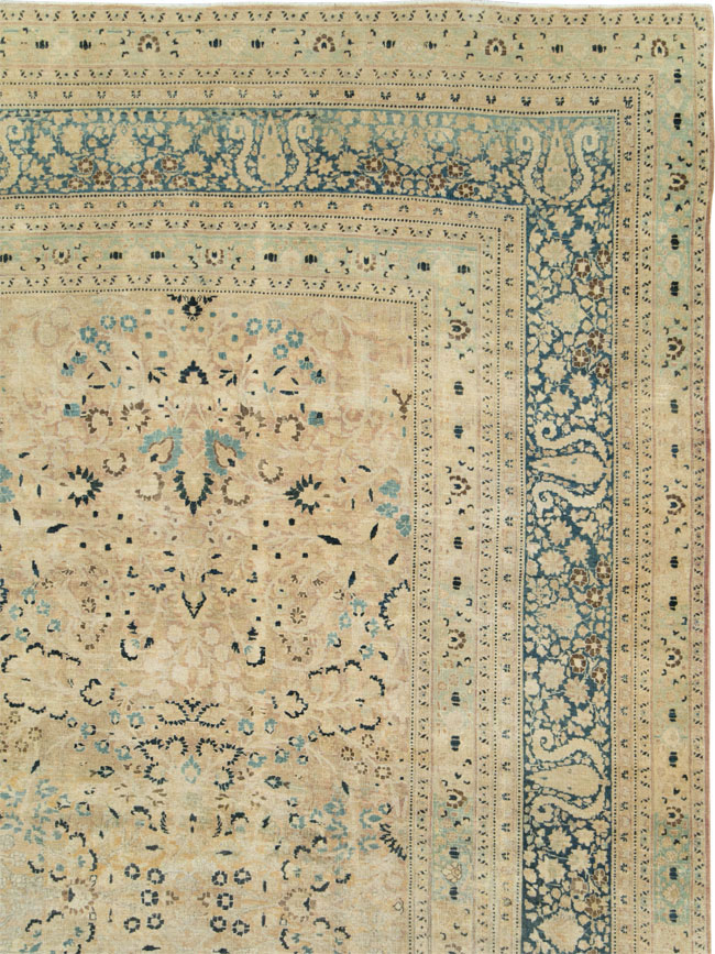 Antique Persian Mashad Carpet, No.26605 - Staging