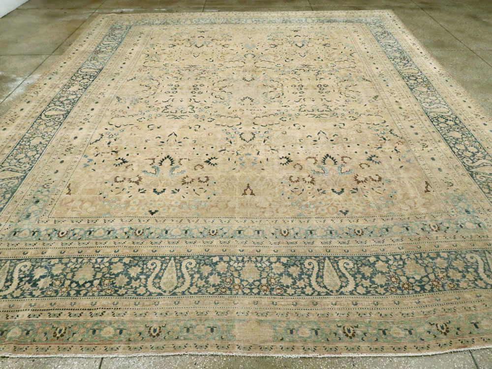 Antique Persian Mashad Carpet, No.26605 - Staging