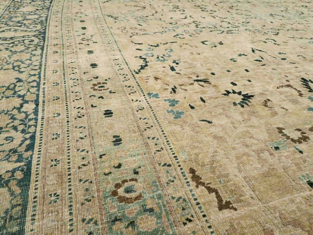 Antique Persian Mashad Carpet, No.26605 - Staging
