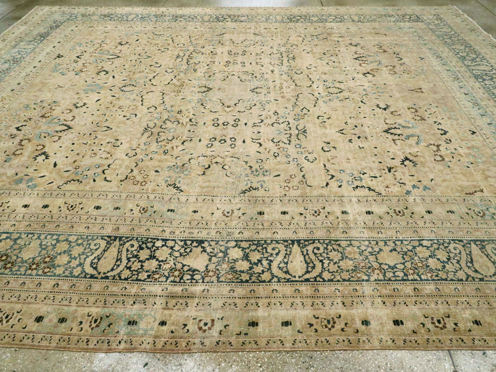 Antique Persian Mashad Carpet, No.26605 - Staging