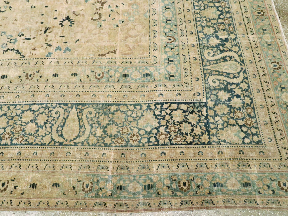 Antique Persian Mashad Carpet, No.26605 - Staging