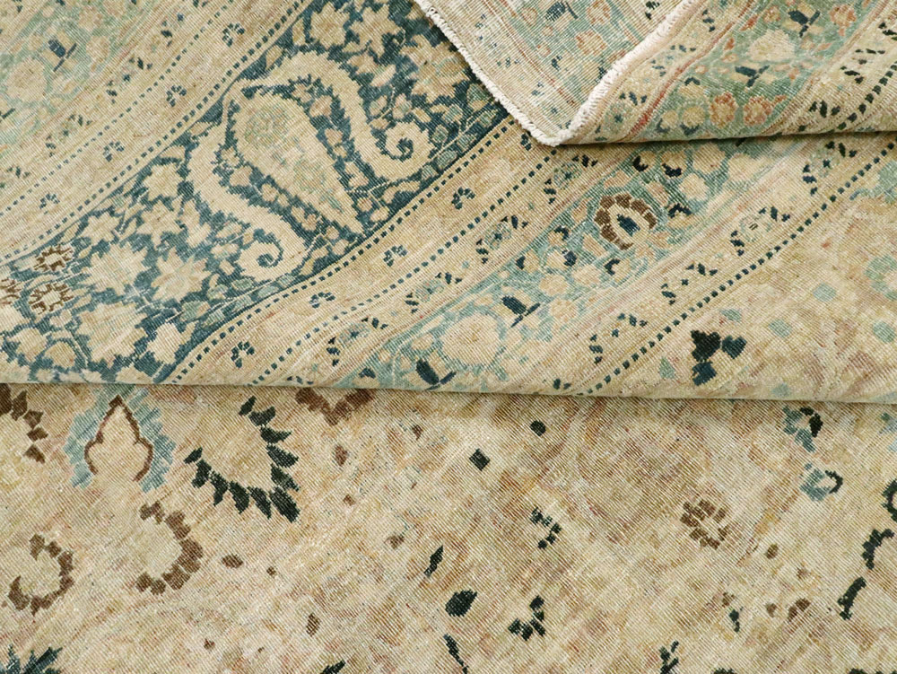 Antique Persian Mashad Carpet, No.26605 - Staging