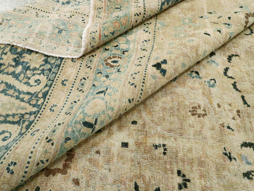 Antique Persian Mashad Carpet, No.26605 - Staging