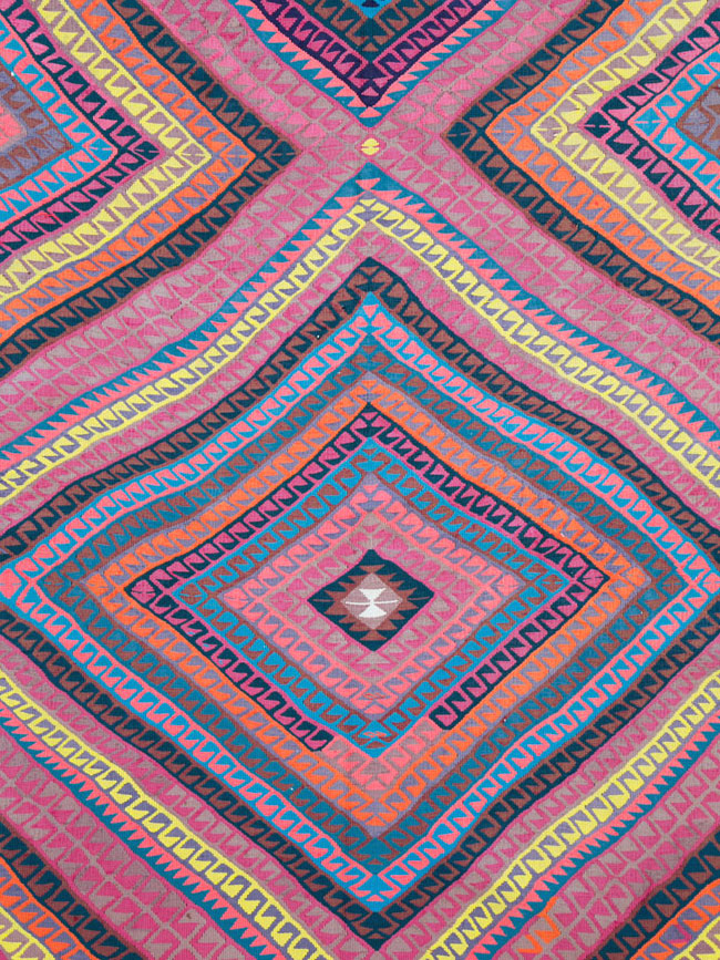 Vintage Turkish Flatweave, No.26608 - Staging