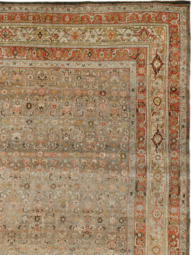 Antique Persian Bidjar Carpet, No.26617 - Staging