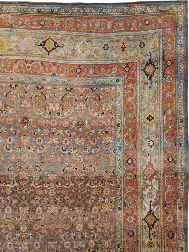 Antique Persian Bidjar Carpet, No.26617 - Staging