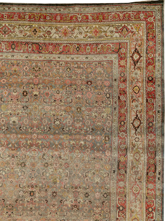 Antique Persian Bidjar Carpet, No.26617 - Staging