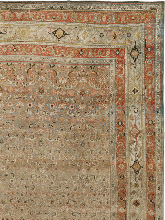 Antique Persian Bidjar Carpet, No.26617 - Staging