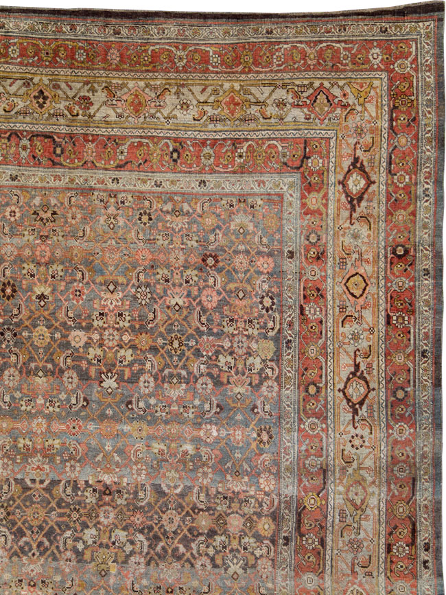 Antique Persian Bidjar Carpet, No.26617 - Staging