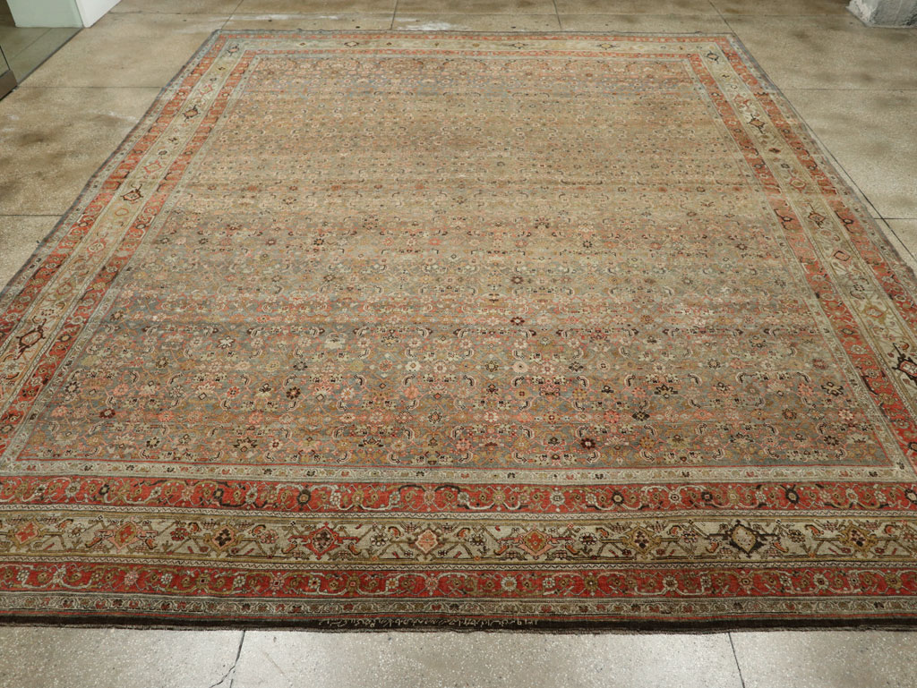 Antique Persian Bidjar Carpet, No.26617 - Staging