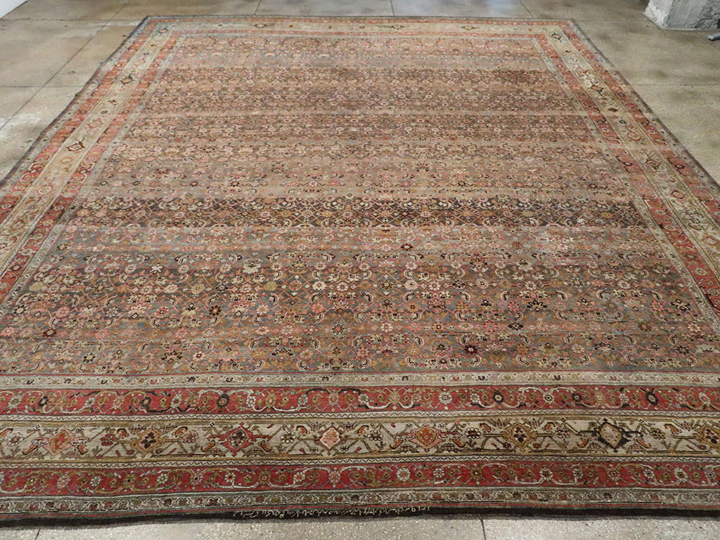 Antique Persian Bidjar Carpet, No.26617 - Staging