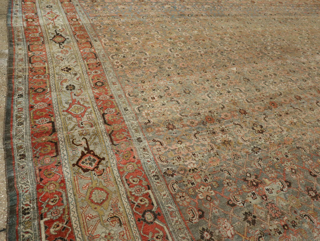 Antique Persian Bidjar Carpet, No.26617 - Staging
