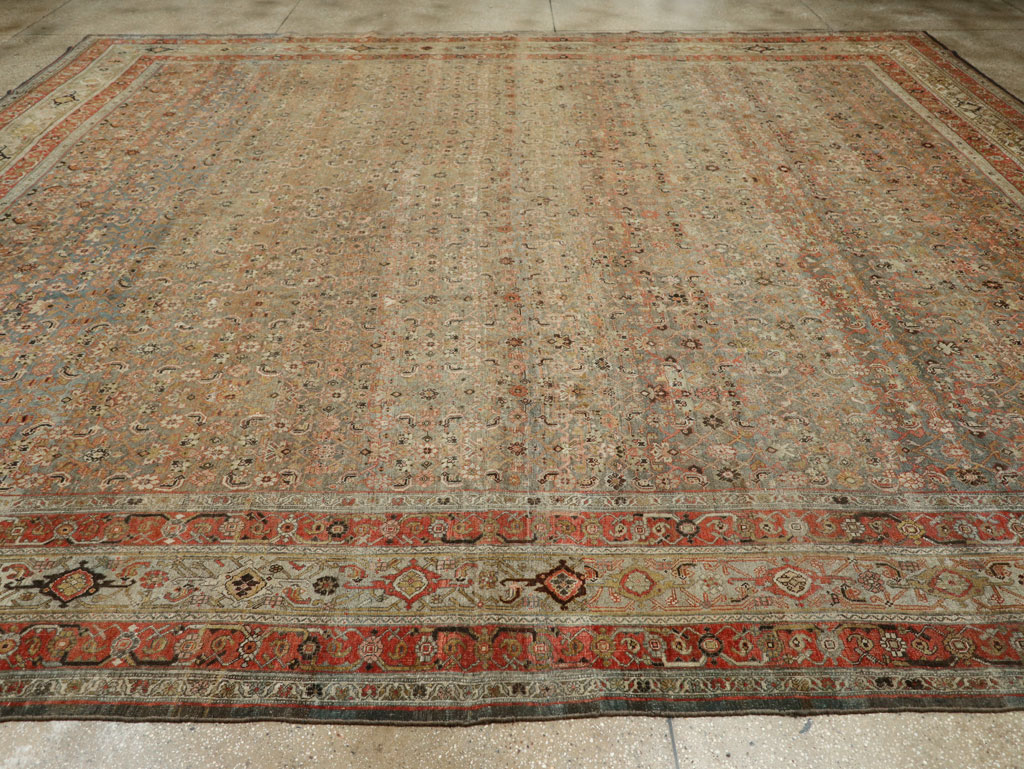 Antique Persian Bidjar Carpet, No.26617 - Staging