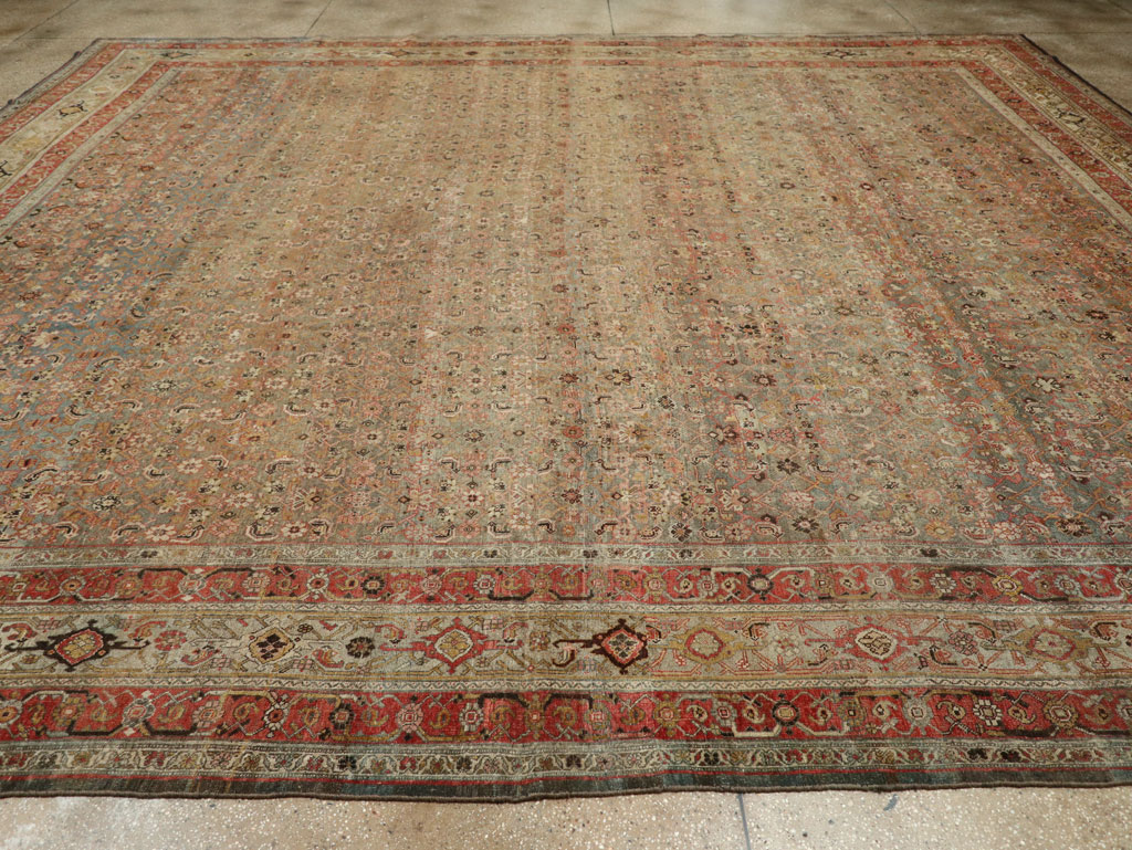 Antique Persian Bidjar Carpet, No.26617 - Staging