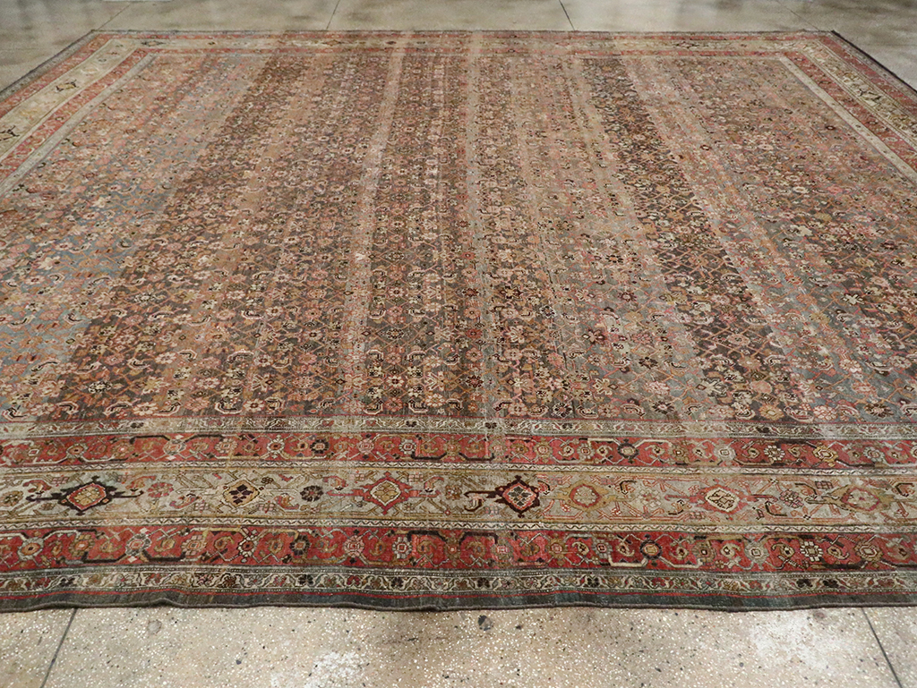 Antique Persian Bidjar Carpet, No.26617 - Staging