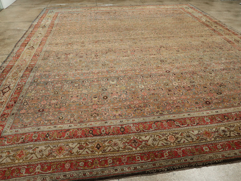 Antique Persian Bidjar Carpet, No.26617 - Staging