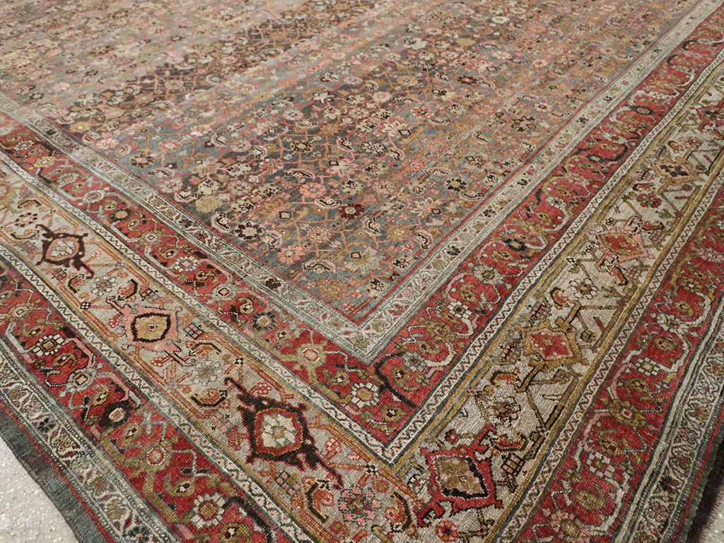 Antique Persian Bidjar Carpet, No.26617 - Staging