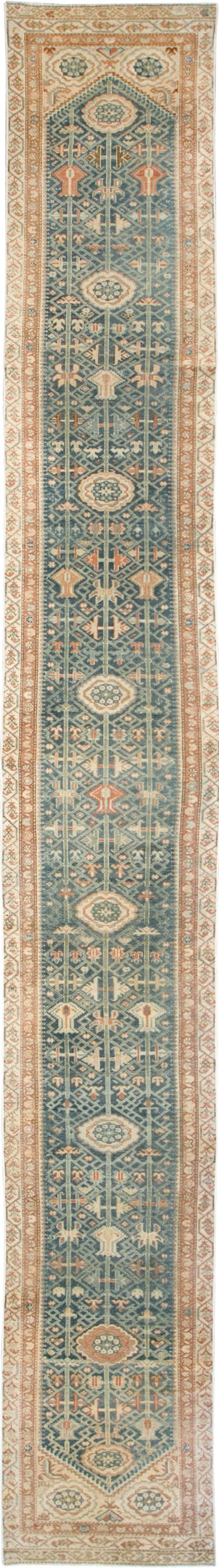 Vintage Persian Malayer Runner, No.26623 - Staging
