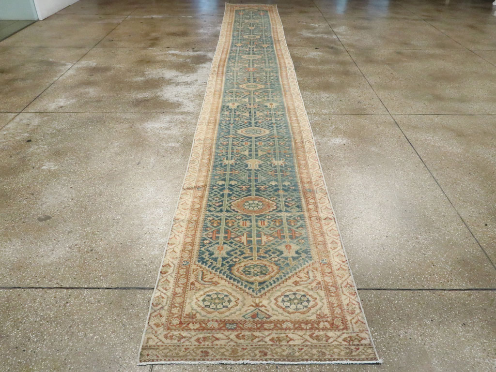 Vintage Persian Malayer Runner, No.26623 - Staging