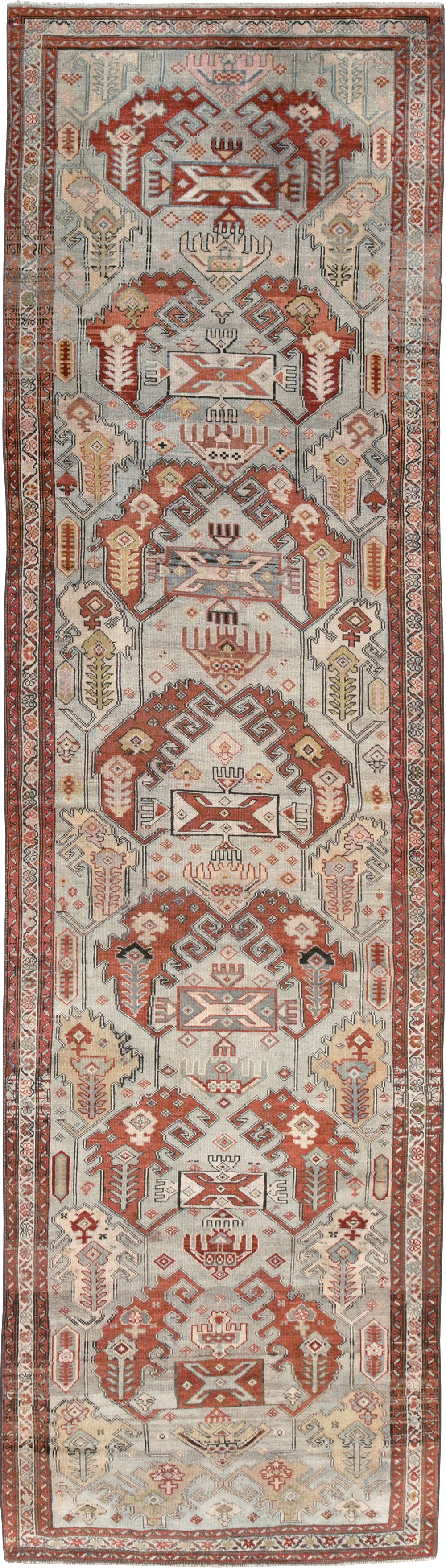 Antique Persian Malayer Runner, No.26627 - Staging