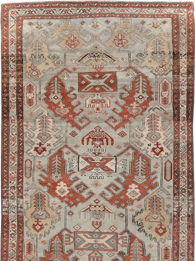 Antique Persian Malayer Runner, No.26627 - Staging