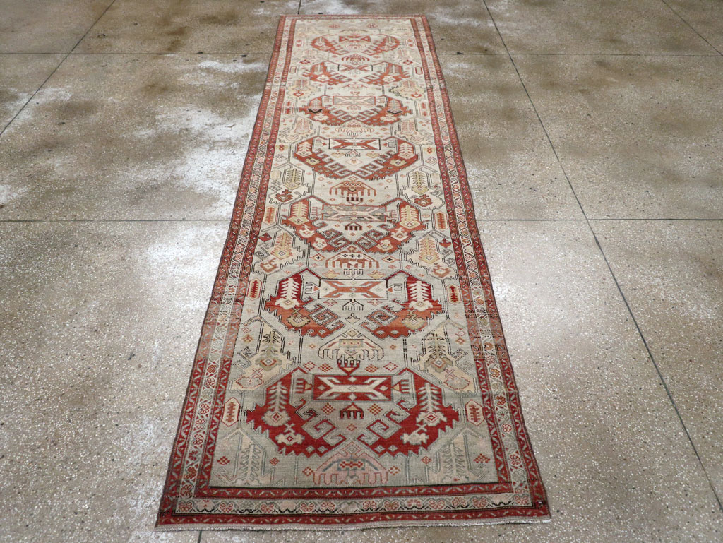 Antique Persian Malayer Runner, No.26627 - Staging