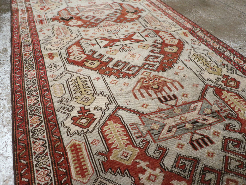 Antique Persian Malayer Runner, No.26627 - Staging