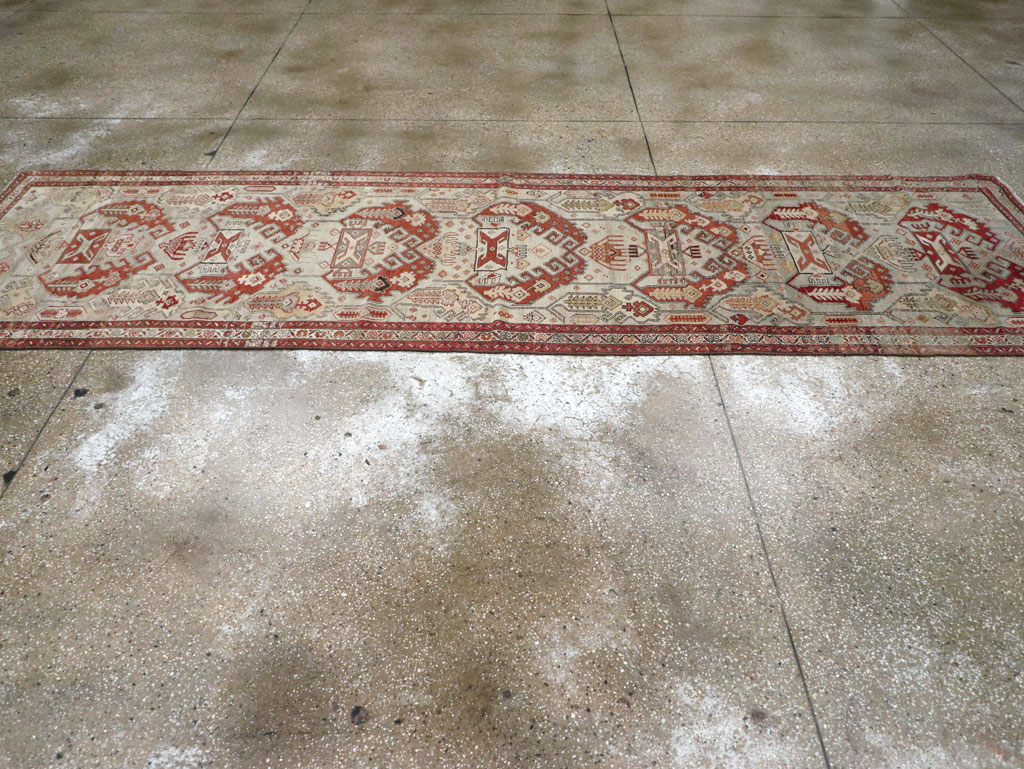 Antique Persian Malayer Runner, No.26627 - Staging