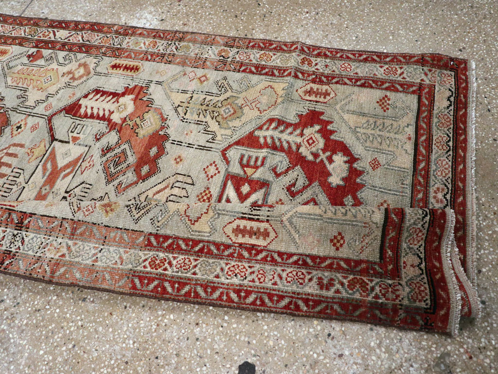 Antique Persian Malayer Runner, No.26627 - Staging