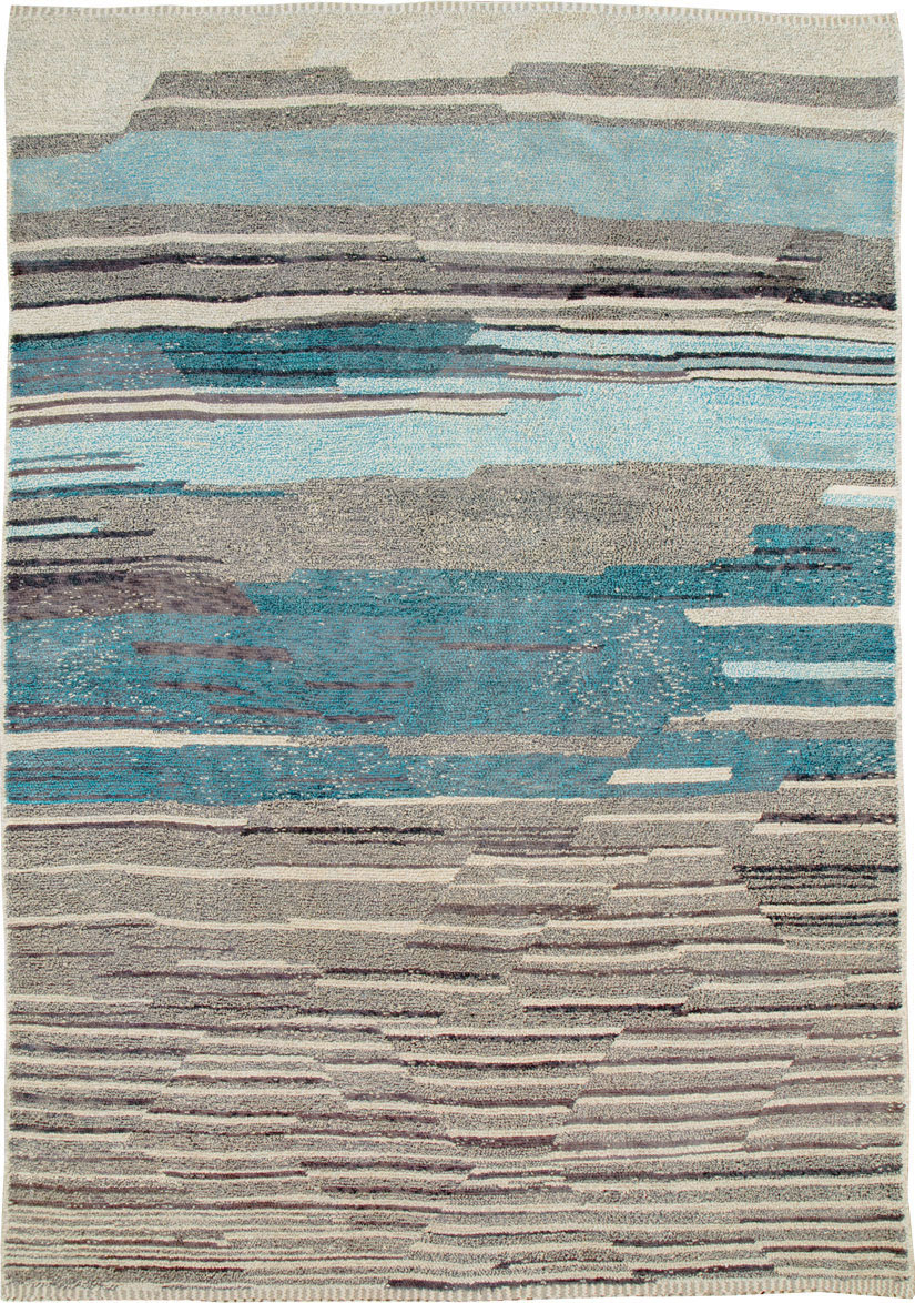 Modern Moroccan Carpet, No.26630 - Staging