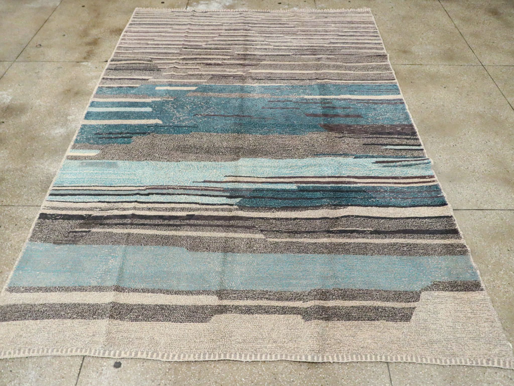 Modern Moroccan Carpet, No.26630 - Staging