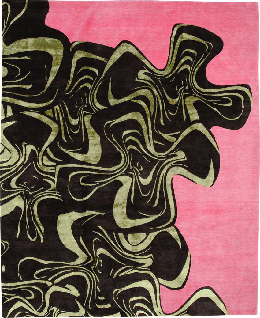 Modern Tibetan Carpet, No.26632 - Staging