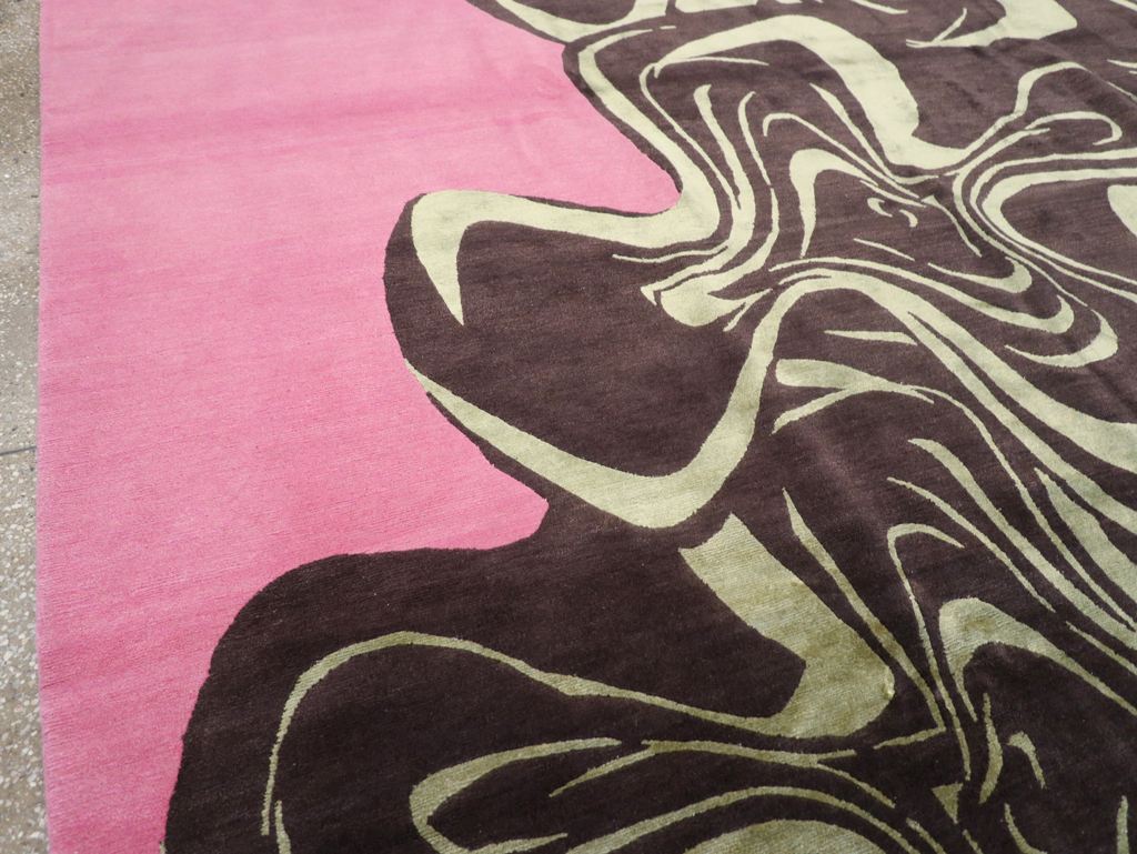 Modern Tibetan Carpet, No.26632 - Staging