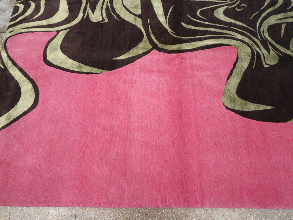 Modern Tibetan Carpet, No.26632 - Staging